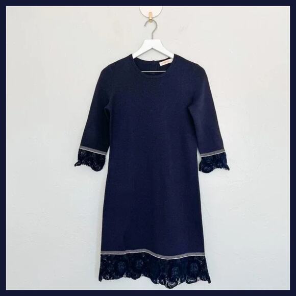 Tory Burch Coralie Merino Wool Dress Small - Picture 1 of 6